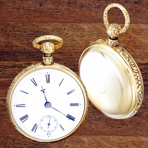 Thomas earnshaw 18k - earnshaw, taschenuhr