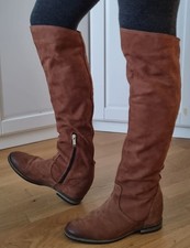 Damen Overknee  Stiefel  braun