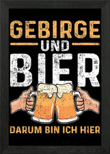 Bier wandern berge - bier, lustige