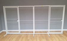 Hundezaun Hundezwinger Stahl Zaun Gitter