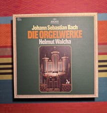 J. S. Bach  Helmut Walcha ‎ Die Orgelwerke  4 LP box Archiv Produktion ‎26 176-8