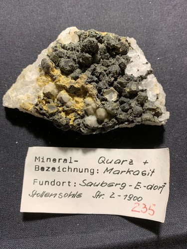 Quarz markasit stollensohle - markasit,,