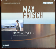 Max Frisch: Homo Faber Hörbuch 7 CDs sehr guter Zustand