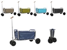 Beachtrekker LiFe faltbarer Bollerwagen + Feststellbremse, klappbarer Handwagen 