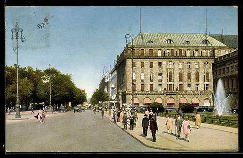 Ansichtskarte berlin pariser - ansichtskarte, berlin,