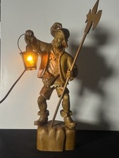 Holz Nachtwächter mit Laterne