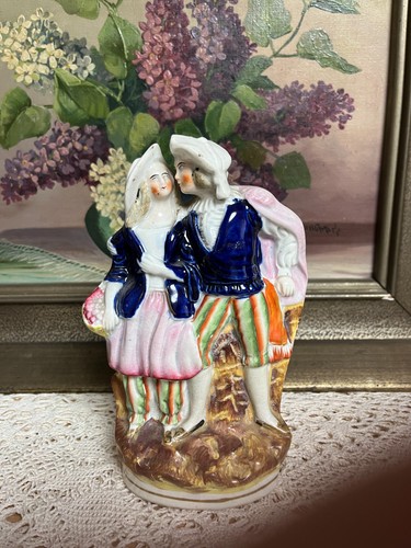 Staffordshire figur liebespaar - staffordshire,