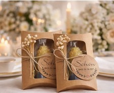Gastgeschenk Geschenk Kerze im