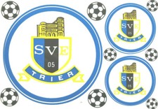 SV Eintracht Trier SVE Aufkleber Sticker Set - 3 Logos Bundesliga Fussball #1239