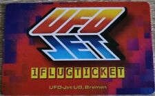 Ehrenkarte,Fahrchip,Fahrkarte,Ufo-Jet, Firma Müllers aus Bremen