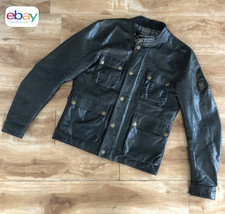 Belstaff BRAD leather jacket, Lederjacke, GoldLabel, antique black, size M