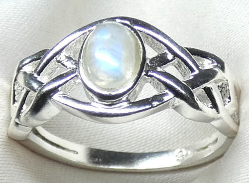 Mondstein ring 925 - ring, silber