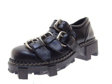 inamagura Damen Schuhe Halbschuhe Ballerinas Slipper Gr 37 Schwarz Leder