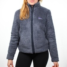 Patagonia Fleecejacke Retro Pile Frühling Grau Flieder Übergangsjacke Windbreake