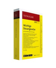 Wichtige Steuergesetze: mit