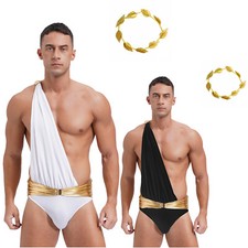 Herren Strampler Thema Bodysuit Ritter Ein Schultergurt Slips Gott Trikot Toga