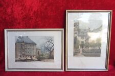 2 alte Bilder , bezeichnet und handsigniert