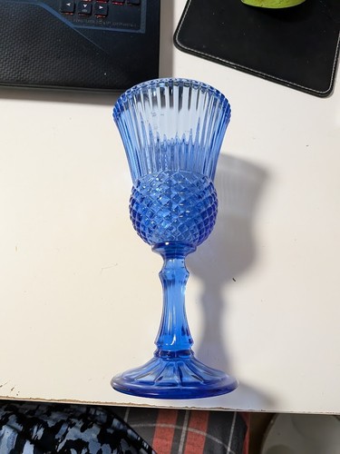 Glas kelch blau - glas, cm