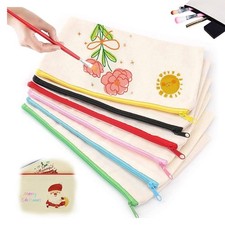 6 Stück Blanko Stoffbeutel