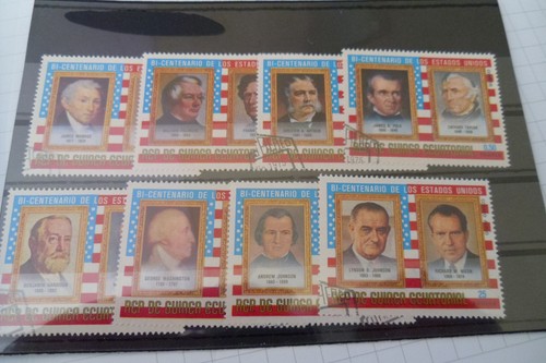 Briefmarken präsidenten - briefmarken, us-präsidenten