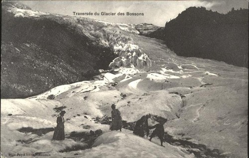 Bossons traversee glacier - traversee,