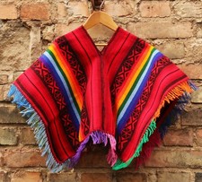 Kinder Poncho Regenbogen ab