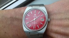 Omega SEAMASTER 166.0206 AUTOMATIC CAL. 1012 RED DIAL New Old Lager Uhren Uhr