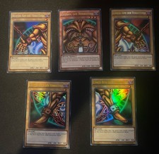 Yu-Gi-Oh! Exodia, Die Verbotene Komplett Set Ultra Rare YGLD Exzellenten Zustand