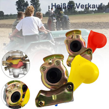 Kupplungskopf rot gelb M22 Set mit-Ventil Für LKW/Zugmaschine Traktor Druck-luft