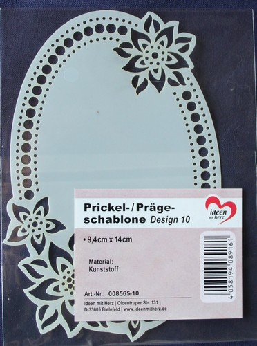 Prickel-/Prägeschablone