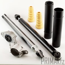 2x Stoßdämpfer + Federbeinstützlager + Staubmanschette für FORD C-MAX Focus II