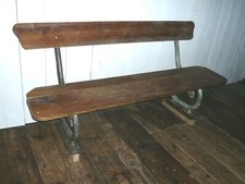 Bank armlehnstuhl Loft Loftmöbel Gartenbank Sitzbank Garten Kirchenbank Sessel