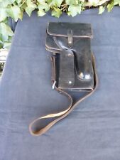 LEDER- PARTRONENTASCHE für Leuchtpistole vermutlich  der NVA