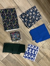 XXL Stoffreste Paket Jungen Wolken Wolf Gaming