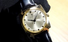 JUNGHANS 29 mm vintage 17 JEWELS gold plated vergoldet Uhr Handaufzug Kissen