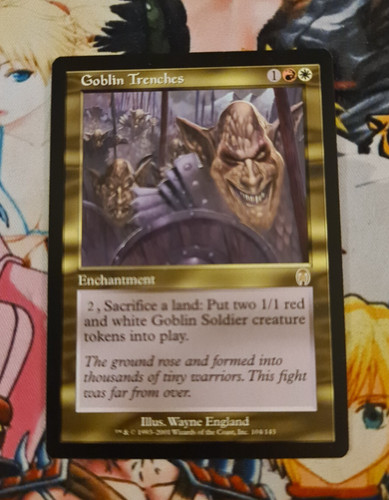 Mtg goblin trenches eng - mtg, nm