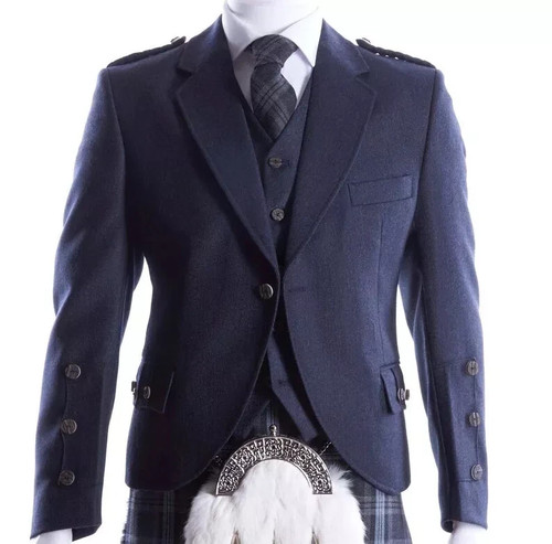 Herren schottisch blau argyle - blau,