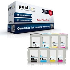 8x kompatible HP10 HP11 Business Inkjet 1000 1100 1200 2000  - Office Plus Serie