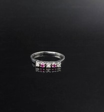585 14kt weißgold ring - weißgold,