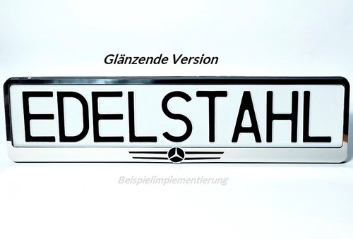 Mercedes kennzeichenhalter - 1x,