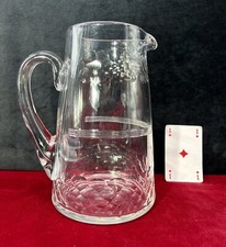 Baccarat Palermo Flocke Und Rand Decanter Pressol Krug Karaffe Wasser- Orangeade