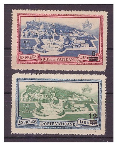 Vatican 1945 überdruckte - vatican,