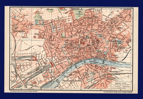 Stadtplan anno 1899 - ,