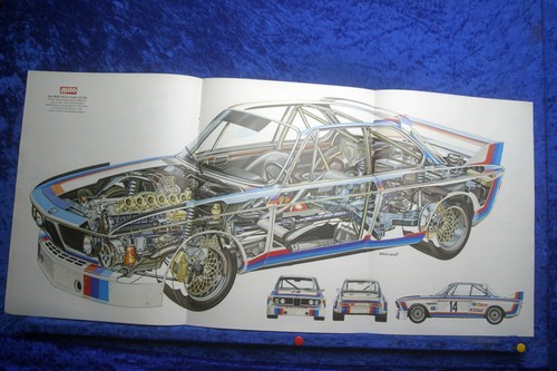 Poster bmw renn coupe csl - poster,