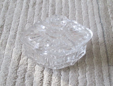 Zuckerdose Kristall Deckeldose 