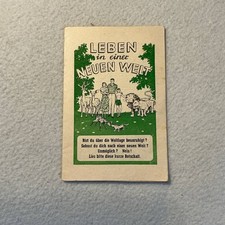 Zeugen Jehovas - 1955 - Leben in einer neues Welt - Der Wachturm - Flyer