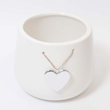 Tischvase Dolomite weiß