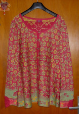 IVKO * hochwertige Strickjacke * XL * Häkeleinsatz * 100% Baumwolle * Blumen