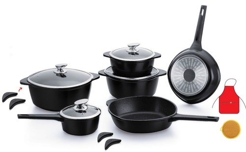 Marmor 16tlg kochtopfset bio - marmor,