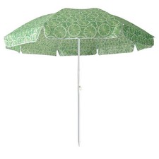 PATIO Strandschirm groß Ø 240 cm Sonnenschirm für Balkon Garten Camping mit E...